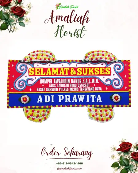 Papan Bunga Ucapan Selamat Pagubugan Kulon